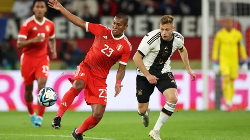 Pedro Aquino fue titular en la derrota de Perú con Alemania.