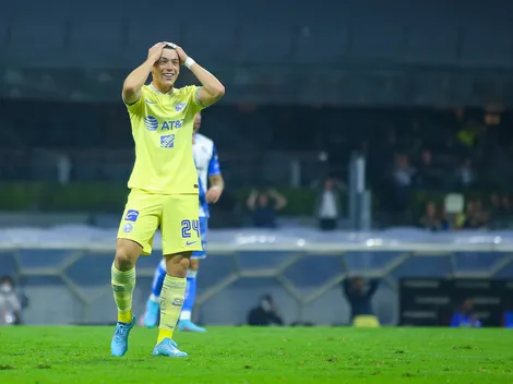 ¡Alarma en América! Viñas sale lesionado por golpe en la cabeza