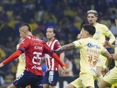 Así comenzó el primer gol de Chivas frente a América