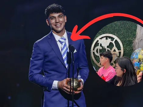 Kevin Álvarez recibió una sorpresa por parte de la afición de América