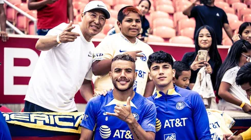 Las Águilas entrenaron con padres e hijos presentes.