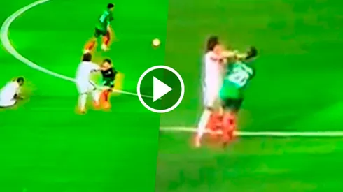 Henry Martín, golpeado por un rival de Panamá