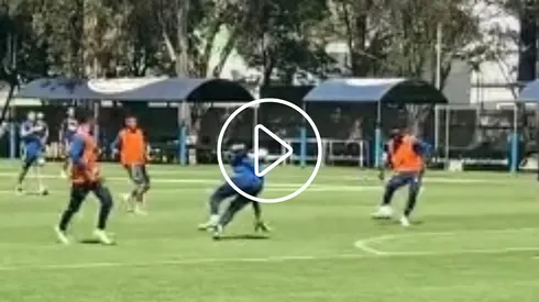 El grave error de Julián Quiñones en entrenamiento con América