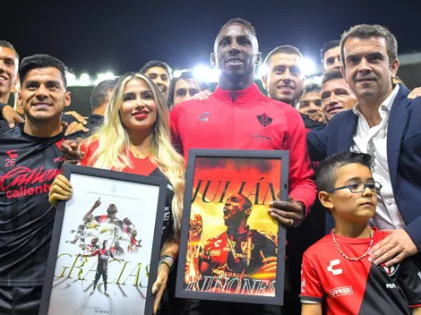 Julián Quiñones explota en llanto ante su despedida con el Atlas