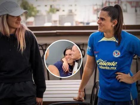 Andrea Pereira se reencontró con sus excompañeras del FC Barcelona