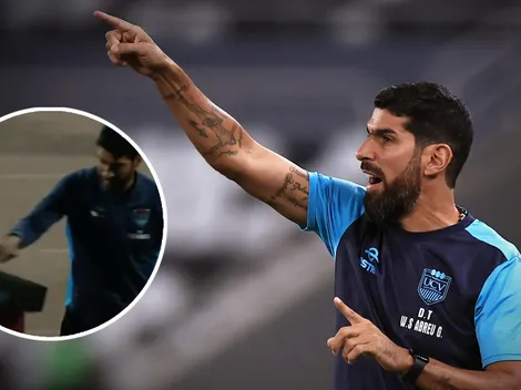 El ex de América enloqueció y rompió un monitor del VAR en Perú