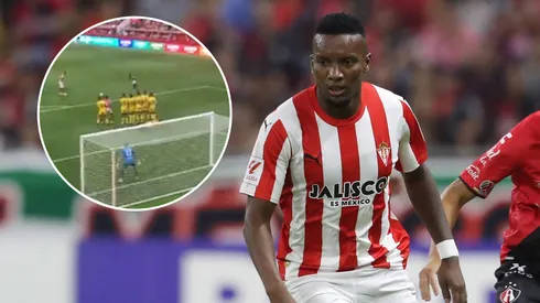 Golazo de Juan Otero de tiro libre.