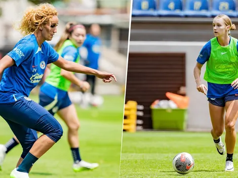 Sarah Luebbert y Kheira Hamraoui se perfilan para jugar ante las Tuzas del Pachuca
