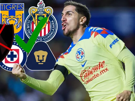 El único equipo de Liga MX al que no le ha anotado Diego Valdés con el Club América