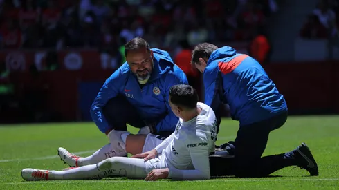 El arquero mexicano no pudo seguir a pesar del intento.