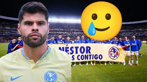 Así reaccionó Araujo a la pancarta del América.