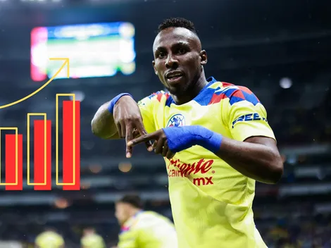 Así le ha ido a Julián Quiñones tras 10 juegos con las Águilas