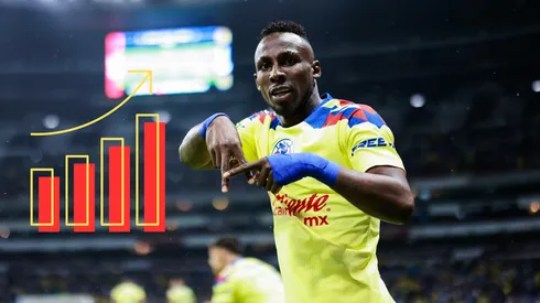 Así le ha ido a Julián Quiñones tras 10 juegos con las Águilas