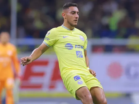 Club América confirma la lesión de Cáceres y cuánto tiempo estará fuera