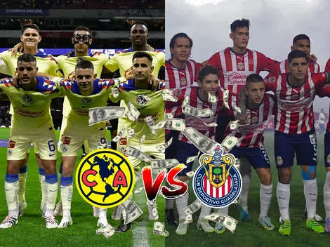 Así sería la plantilla más cara entre jugadores de América y Chivas