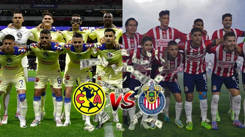 Así sería la plantilla más cara entre jugadores de América y Chivas