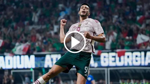 Raúl Jiménez marcó doblete ante Uzbekistán.