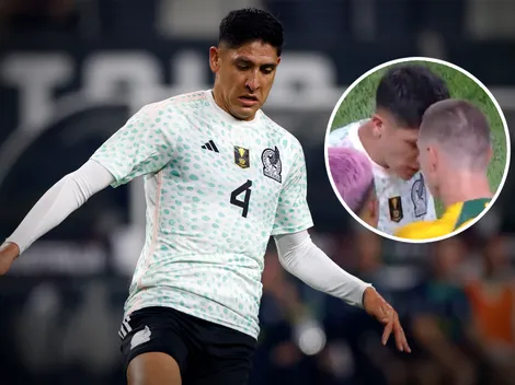 El Machín no se raja y se encara con jugador de Australia