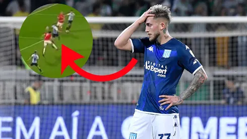 Error de Piovi que terminó en gol de Huracán contra Racing Club.