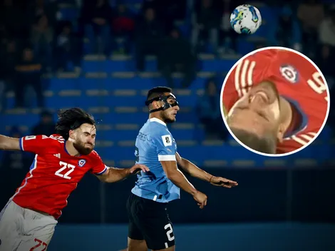 Afición reprochó a Sebastián Cáceres por la entrada a Diego Valdés