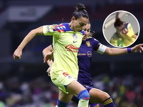 Aurélie Kaci acabó furiosa por la derrota ante Tigres