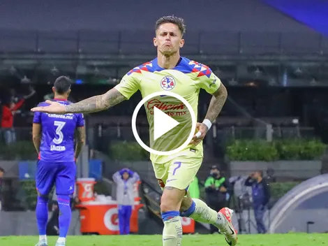 Brian Rodríguez puso el 3-1 en el América vs. Cruz Azul