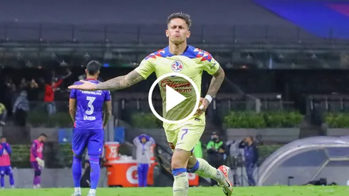 Brian Rodríguez marcó el 1-3 en el América vs. Cruz Azul.