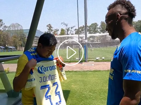 El gran detalle de Julián Quiñones con un aficionado de América