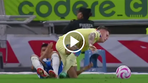 Así fue la lesión de Brian Rodríguez.