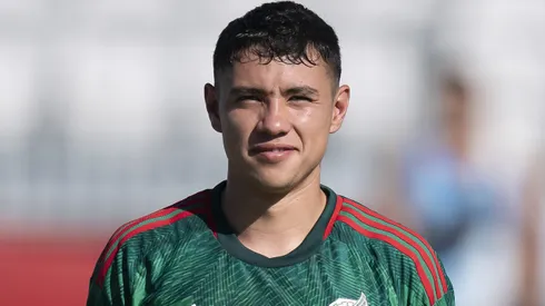 Emilio Lara con la Selección Mexicana.