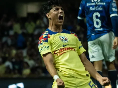 Kevin Álvarez salió lesionado en el último partido del América