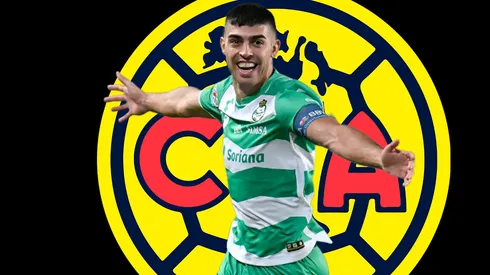 Juan Brunetta y su guiño al América.