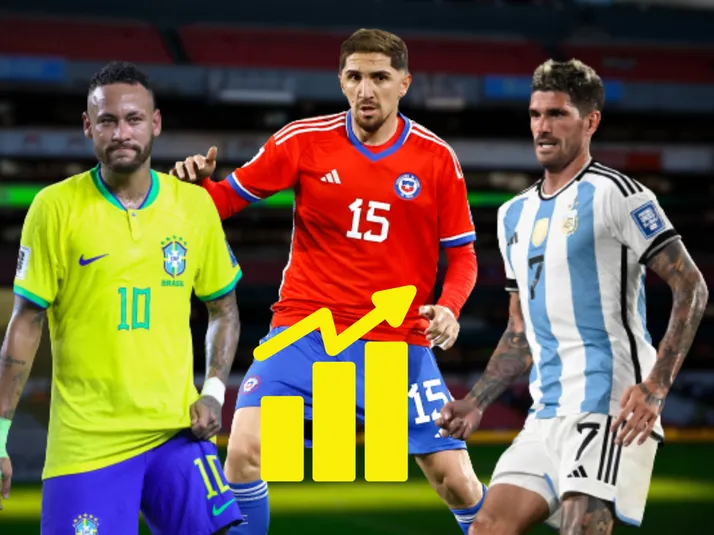 La estadística en que Diego Valdés supera a Neymar y Rodrigo De Paul