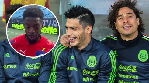 Iñaki Williams se rinde ante Guillermo Ochoa y Raúl Jiménez