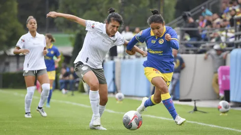 América femenil vs. FC Juárez.