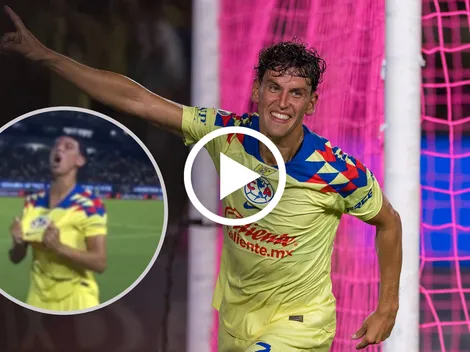 Igor Lichnovsky y su efusiva celebración ante Mazatlán