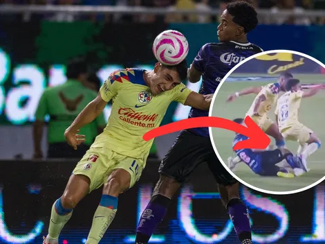 La dura entrada a Santiago Naveda en el América vs Mazatlán