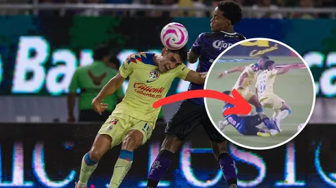 La dura entrada a Santiago Naveda en el América vs Mazatlán