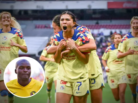 Aquivaldo Mosquera le dio una plática motivacional al América Femenil, antes del partido ante Chivas