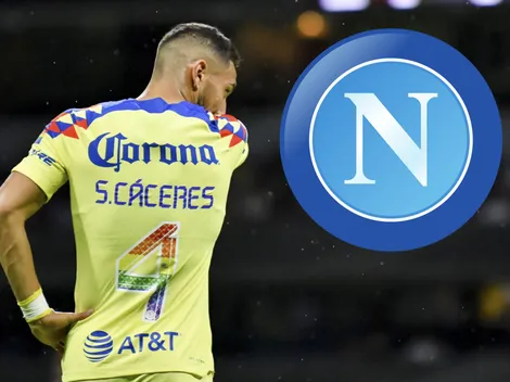 ¡Ya hay oferta! América recibió una propuesta del Napoli por Sebastián Cáceres