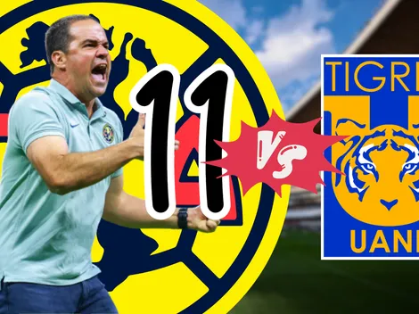 La alineación confirmada de América vs Tigres en la jornada 17 del Apertura 2023