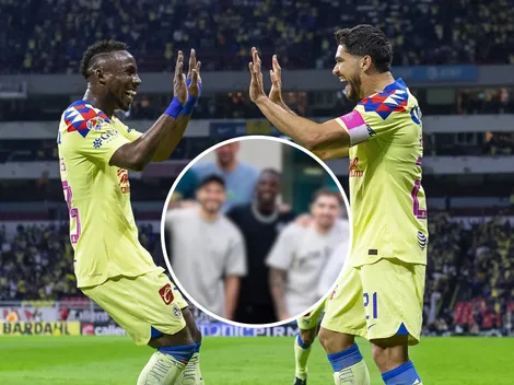 Afición de América se ilusiona por la primera foto de Diego Valdés, Julián Quiñones y Henry Martín juntos