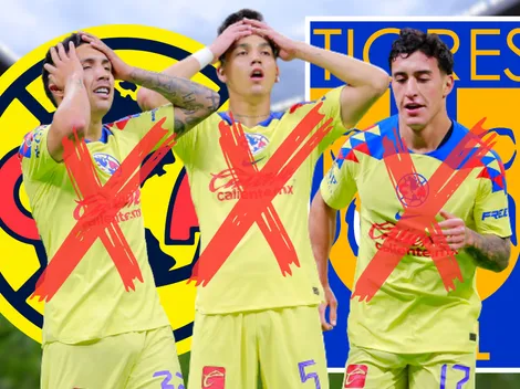 Las tres inesperadas bajas que podría tener América vs. Tigres