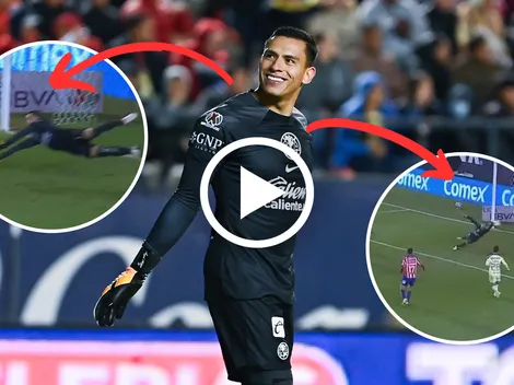 Ángel Malagón clave en la victoria de América ante San Luis con dos brillantes atajadas