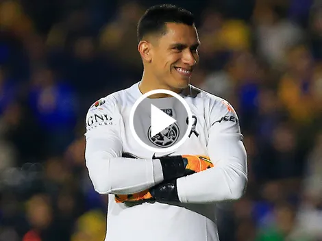Así se encaró Luis Malagón con la afición de los Tigres luego del gol de Henry Martín