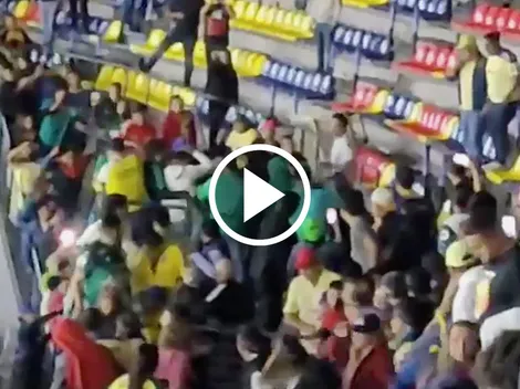 Bronca en las gradas del Estadio Azteca manchó la victoria del América ante León