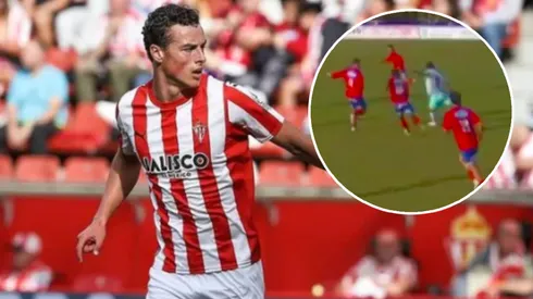 Esteban Lozano convirtió un golazo en España