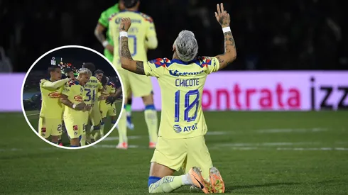 Así se festejó en América la primera asistencia del Chicote Calderón con el equipo