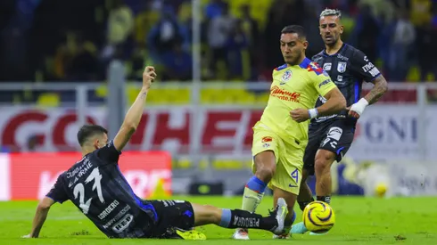 Sebastián Cáceres salió lesionado del partido ante Querétaro