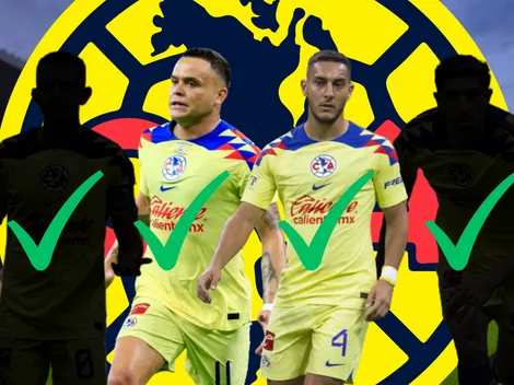 Las cuatro estrellas del América que se quedarían para el Clausura 2024